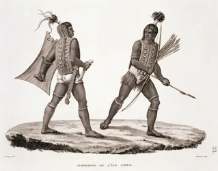 Krieger von der Insel Ombai, aus 